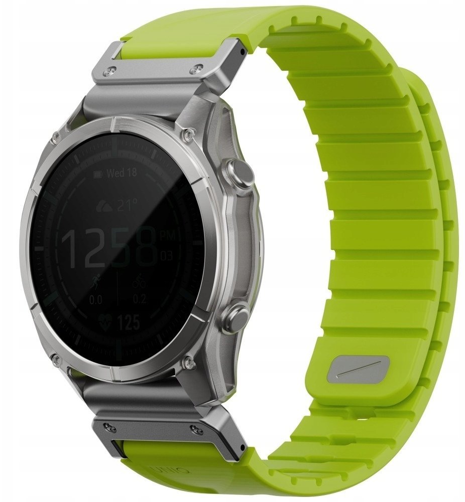 Uniq Pasek UNIQ Fluo do Garmin 22mm limonka