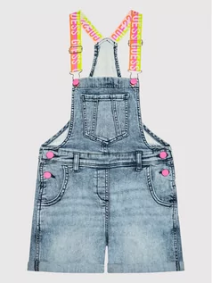 Spodnie i spodenki dla dziewczynek - Guess Ogrodniczki J2RK05 D4MD0 Niebieski Regular Fit - grafika 1