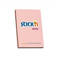 Szkolne artykuły papiernicze - STICKN Notes samoprzylepny różowy pastelowy 76x51mm - miniaturka - grafika 1