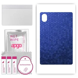 folia naklejka skórka strukturalna na TYŁ do Huawei MatePad 2023 11.5 WiFi - Plaster Miodu Niebieski - apgo SKINS - Akcesoria do tabletów i e-booków - miniaturka - grafika 1
