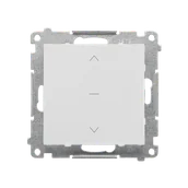 Wyłączniki światła i elektryczne - Kontakt Simon Przycisk żaluzjowy 1-0-2 Simon 55 - jasnoszary mat - miniaturka - grafika 1