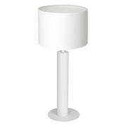 Lampy stojące - Luminex Table lamps 3661 Lampa stołowa lampka 1x60W E27 biały - miniaturka - grafika 1