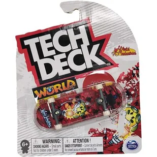 Tech Deck deskorolka fingerboard World Industries Wojna + naklejki - Samochody i pojazdy dla dzieci - miniaturka - grafika 1