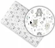 Prześcieradła dla dzieci - PRZEŚCIERADŁO BAWEŁNIANE DO DOSTAWKI 90x50 WZORY! - miniaturka - grafika 1