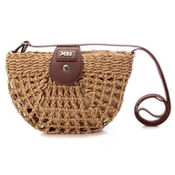 Torebki damskie - Torebka damska XTI 184430 B.RAFIA. TAUPE - miniaturka - grafika 1