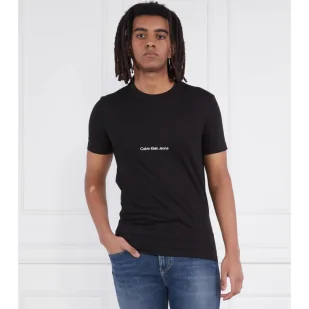 CALVIN KLEIN JEANS T-shirt INSTITUTIONAL | Regular Fit - Koszulki męskie - miniaturka - grafika 1