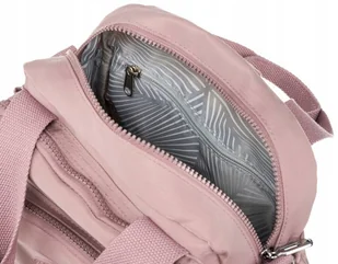 Praktyczny Torboplecak Damski Wykonany Z Nylonu - Plecaki - miniaturka - grafika 6