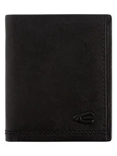 Camel Active Skórzany portfel "Osaka" w kolorze czarnym - 9,5 x 11 x 2 cm - Portfele - miniaturka - grafika 1