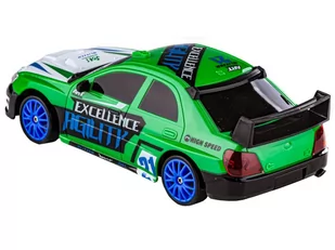 Samochód Do Driftu, Auto RC Drift 1:24 2,4 GHz 4WD ZIELONY - Zabawki zdalnie sterowane - miniaturka - grafika 4