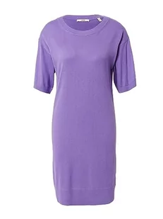 ESPRIT Sukienka z dzianiny o średniej długości, 510/fioletowy, M - Sukienki - miniaturka - grafika 1