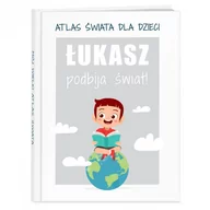 Atlasy i mapy - Atlas geograficzny z nadrukiem dla chłopca na imieniny - miniaturka - grafika 1