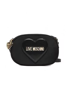 Love Moschino Damska torba na ramię Borsa A Spalla, rozmiar uniwersalny, czarny - jeden rozmiar - Torebki damskie - miniaturka - grafika 1