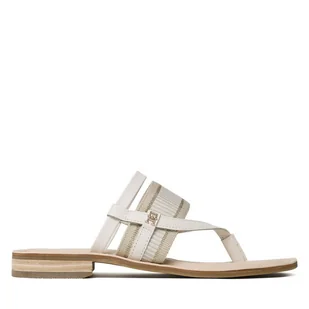 Japonki Tommy Hilfiger Th Webbing Mule Sandal FW0FW07275 Biały - Klapki i japonki damskie - miniaturka - grafika 1