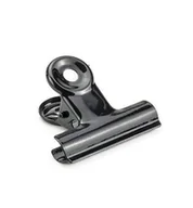 Spinacze i klipsy do papieru - KLIPS METALOWY KLIP zaciskarka czarny 38mm - 1szt - miniaturka - grafika 1