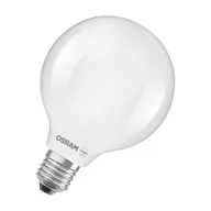 Żarówki LED - Żarówka LED OSRAM w klasycznym kształcie kuli, z dekoracyjnym żarnikiem LED o matowym wzorze, klasa efektywności energetycznej A, E27, 5 W, 1055 lm, 4000 K, chłodna biel. Nie nagrzewa się, 100 % światła natychmiast - miniaturka - grafika 1