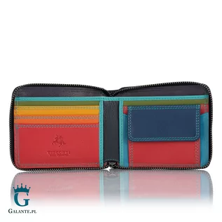 Kolorowy portfel damski visconti brc-97 rfid - Long Fashion