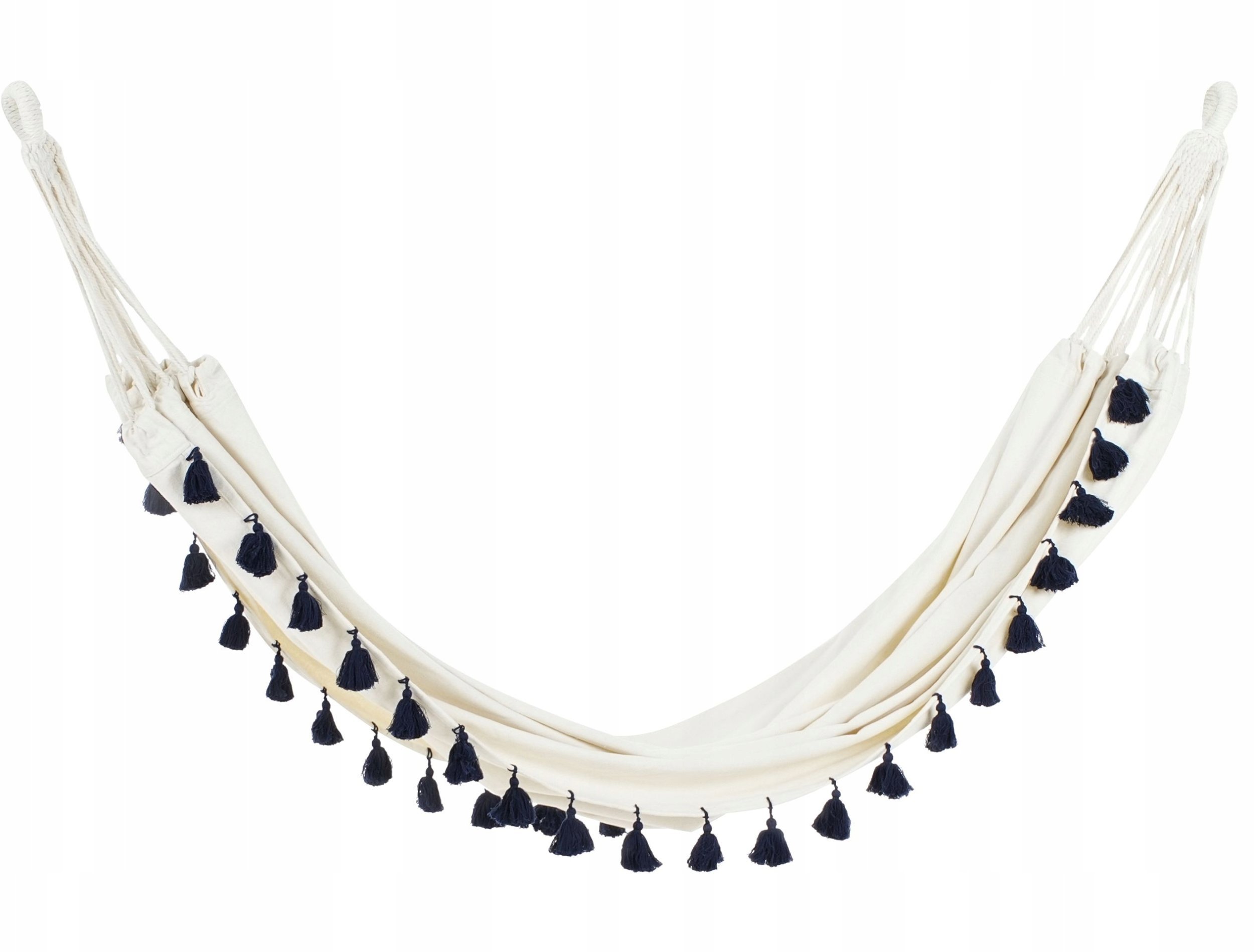 Beliani Hamak VERCELLI Bawełna Ciemnoniebieski