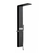 Panele prysznicowe - Mexen Omar panel prysznicowy, czarny - 7610-03-70 - miniaturka - grafika 1