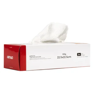 Chusteczki ściereczki z mikrofibry pudełko zestaw 12 szt. 22,5x22,5 cm 200g amio-03972 - Akcesoria do mycia samochodu - miniaturka - grafika 1