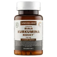 Włosy, skóra, paznokcie - SINGULARIS Superior Biała kurkumina Reduct, 30kaps. - miniaturka - grafika 1
