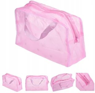 Podróżna Kosmetyczka Wodoodporna Na Zamek PCV Pojemna Na Kosmetyki - Kosmetyczki, organizery i kuferki Podróżna Kosmetyczka Wodoodporna Na Zamek PCV Pojemna Na Kosmetyki - Kosmetyczki, organizery i kuferki - miniaturka - grafika 1