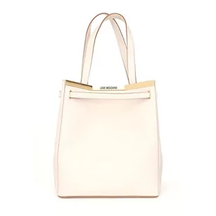 Love Moschino Jc4323pp0gkf0103, Damska torba na ramię, Ecru, Ecru - Torebki damskie - miniaturka - grafika 1