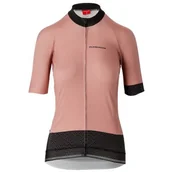 Koszulki rowerowe - Koszulka rowerowa KROSS Flow Lady 2.0 ( M) Różowo-czarny - miniaturka - grafika 1