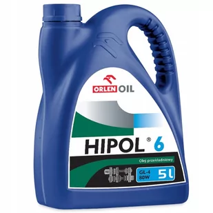Olej przekładniowy Orlen Hipol 6 GL-4 80W 5L - Oleje przekładniowe - miniaturka - grafika 1