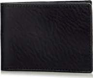 Portfele - Belveder Mały Portfel Męski Czarny Slim Jucht BW28 - miniaturka - grafika 1