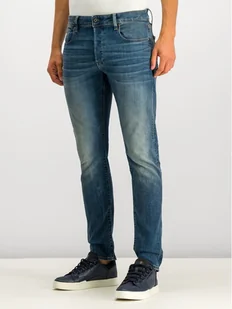 G-Star Raw Jeansy 3301 51001-8968-2965 Granatowy Slim Fit - Spodnie męskie - miniaturka - grafika 1