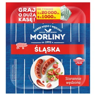 Morliny - Kiełbasa śląska wieprzowa - Kiełbasa i wędliny - miniaturka - grafika 1