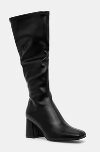 Steve Madden kozaki Hauler damskie kolor czarny na słupku SM11003358 - Kozaki damskie - miniaturka - grafika 1