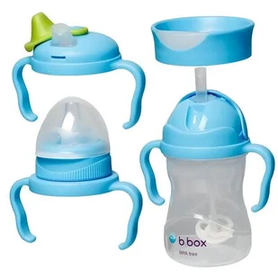 B.box Kubek 4w1 Borówkowy 240ml - Bidony dla dzieci - miniaturka - grafika 1