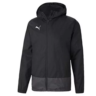 Kurtki męskie - Puma męska kurtka przeciwdeszczowa Teamgoal 23 Training Rain Jacket Black-Asphalt S 656559 - grafika 1