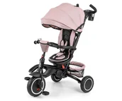 Rowerki trójkołowe - Milly Mally Rowerek Trójkołowy Stanley Rubber New Pink - miniaturka - grafika 1