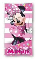Okrycia kąpielowe dla dzieci - Ręcznik plażowy dziecięcy bawełniany 70x140 Myszka Minnie - miniaturka - grafika 1
