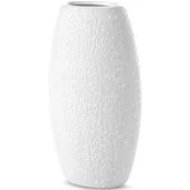 Wazony i flakony - Wazon EUROFIRANY Riso 13 x 9 x 25 cm Biały - miniaturka - grafika 1