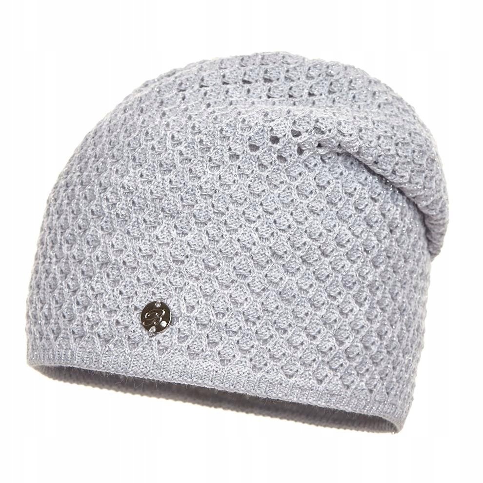 Czapka zimowa damska INGA Jasny szary