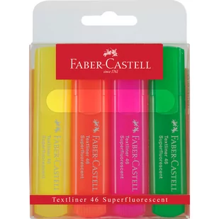 Faber-Castell Zakreślacz Faber Castell neon komplet w etui - 4 kolory 154604 - Zakreślacze Faber-Castell Zakreślacz Faber Castell neon komplet w etui - 4 kolory 154604 - Zakreślacze - miniaturka - grafika 2