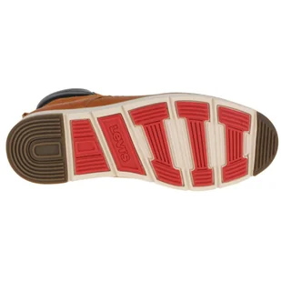 Buty Levi's Jax Plus M 232198-1700 (kolor Brązowy. Żółty, rozmiar 42) - Buty sportowe męskie - miniaturka - grafika 4