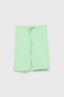 Spodnie i spodenki dla chłopców - Tom Tailor szorty bawełniane dziecięce kolor zielony - grafika 1