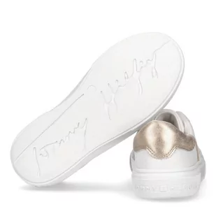 Buty Tommy Hilfiger damskie W T3A4-32155-1383X048 (kolor Biały. Złoty, rozmiar 36) - Buty sportowe damskie - miniaturka - grafika 4