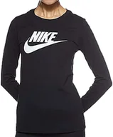 Bluzy damskie - NIKE Damska koszulka W NSW Essntl Ls Icon FTR bluza - miniaturka - grafika 1