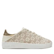 Sneakersy damskie - Sneakersy MICHAEL Michael Kors Jenny Lace Up 43T4JNFS1B Beżowy - miniaturka - grafika 1