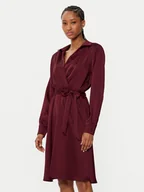 Sukienki - Rinascimento Sukienka koszulowa CFC0121838003 Bordowy Regular Fit - miniaturka - grafika 1