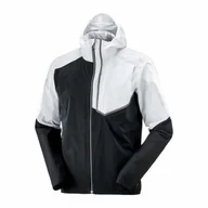 Kurtki i kamizelki sportowe damskie - Kurtka Salomon Bonatti Trail Deep Black / White - miniaturka - grafika 1
