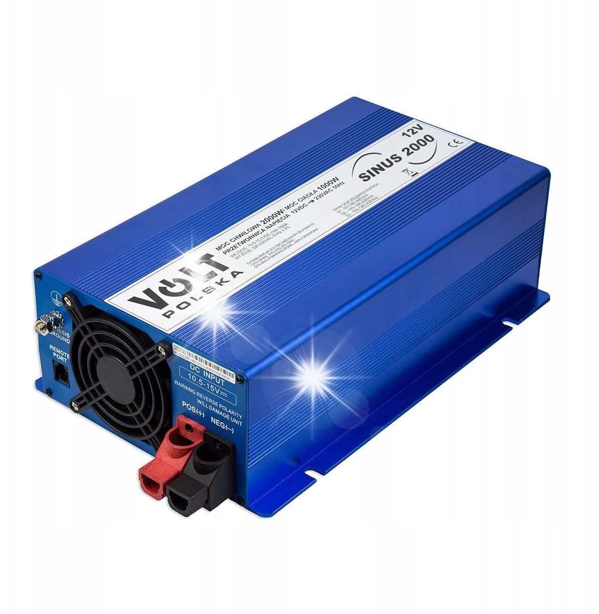 Volt PRZETWORNICA VOLT POLSKA SINUS ECO* 2000 12V / 230V 1000/2000W