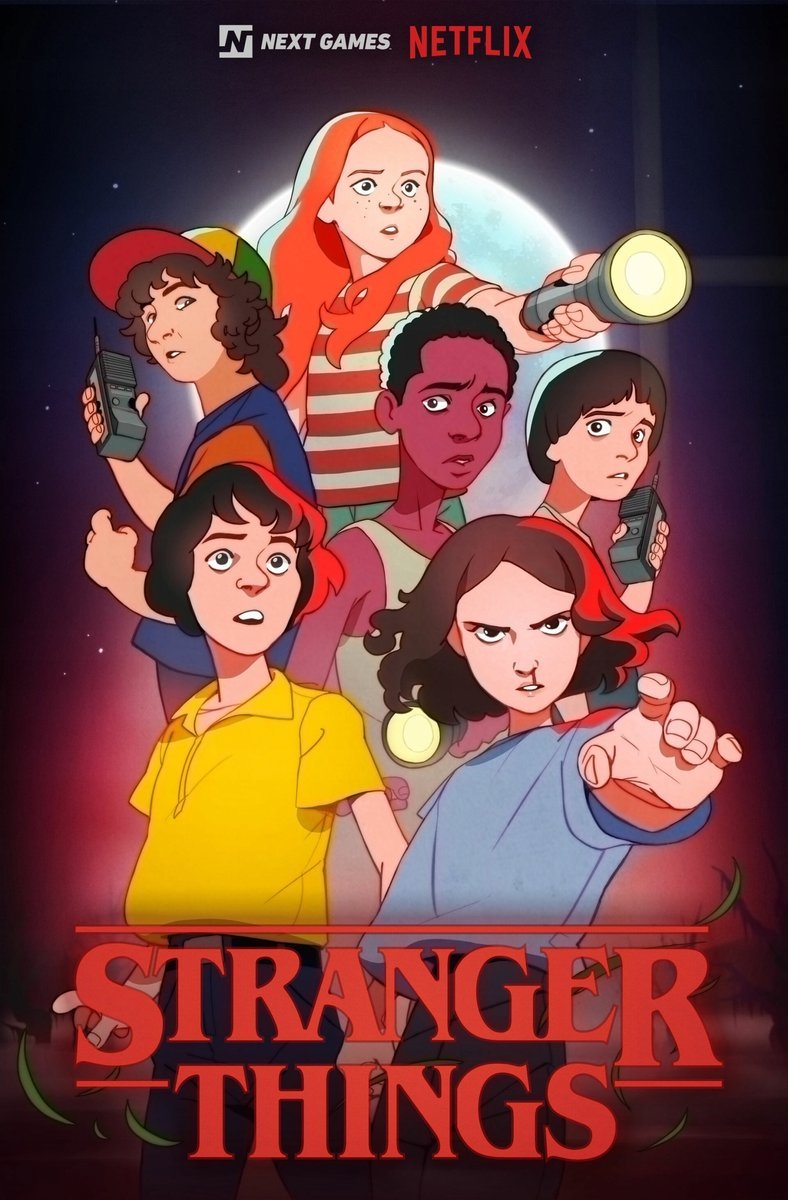 PODKŁADKA POD MYSZ Z Nadrukiem 22x18cm Stranger Things serial Tekst Prezent