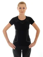 Pozostała odzież narciarska - Brubeck, Koszulka damska, Swift, czarny, rozmiar L - miniaturka - grafika 1