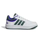 Sneakersy damskie - Dziecięce Sneakersy ADIDAS HOOPS 3.0 K IH8012 – Biały - miniaturka - grafika 1